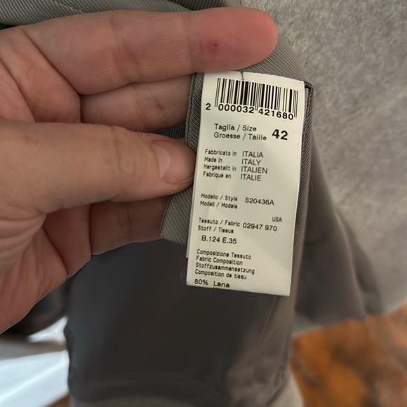 Peserico Light Gray wool trench coat - Picture 5 of 6